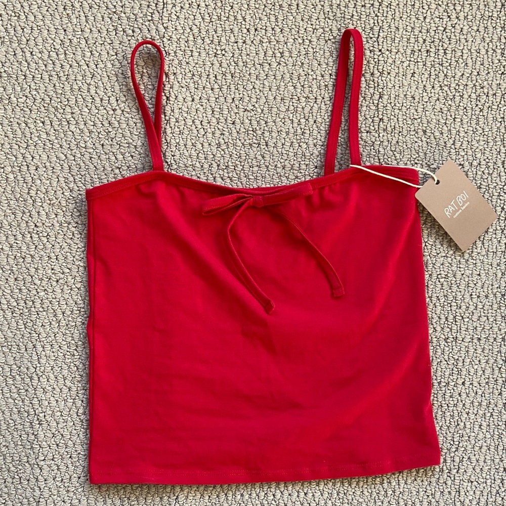 Rat Boi Cherry Red Tie Cami